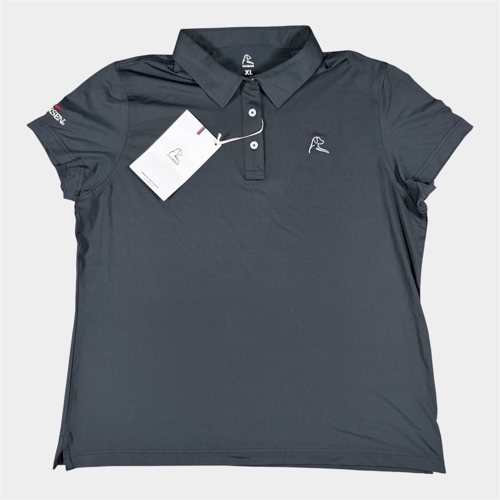 RHOBACK Performance Polo Golf Shirt Womens XL Short Sleeve Black NEW - Picture 1 of 8